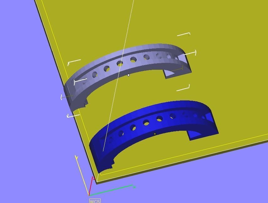 101212 E classic earrings 3D print model_12
