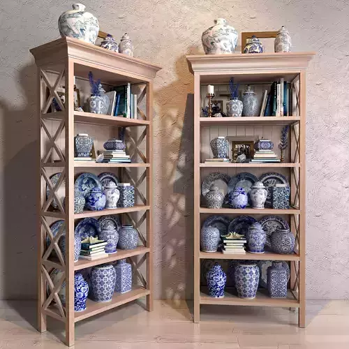 The blues Vase collections 01 3D model