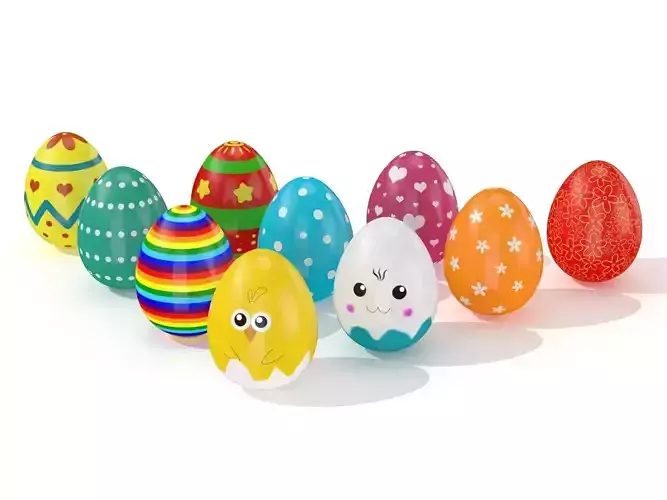 Easter Egg Cracked 11 Styles