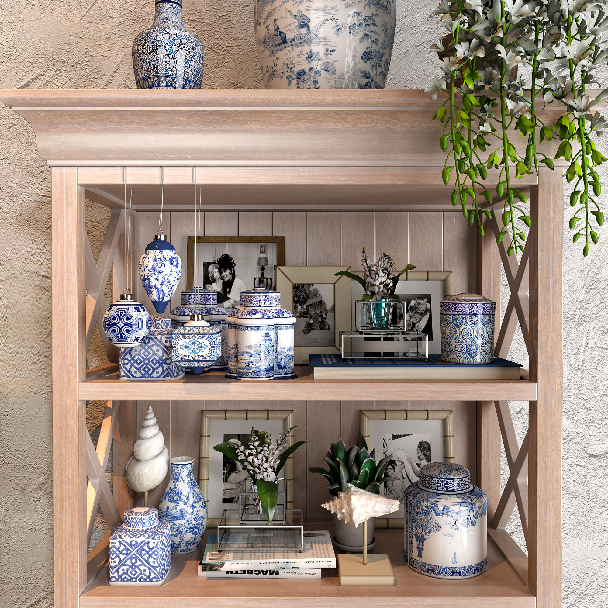 The blues Vase collections set 02 3D model_2