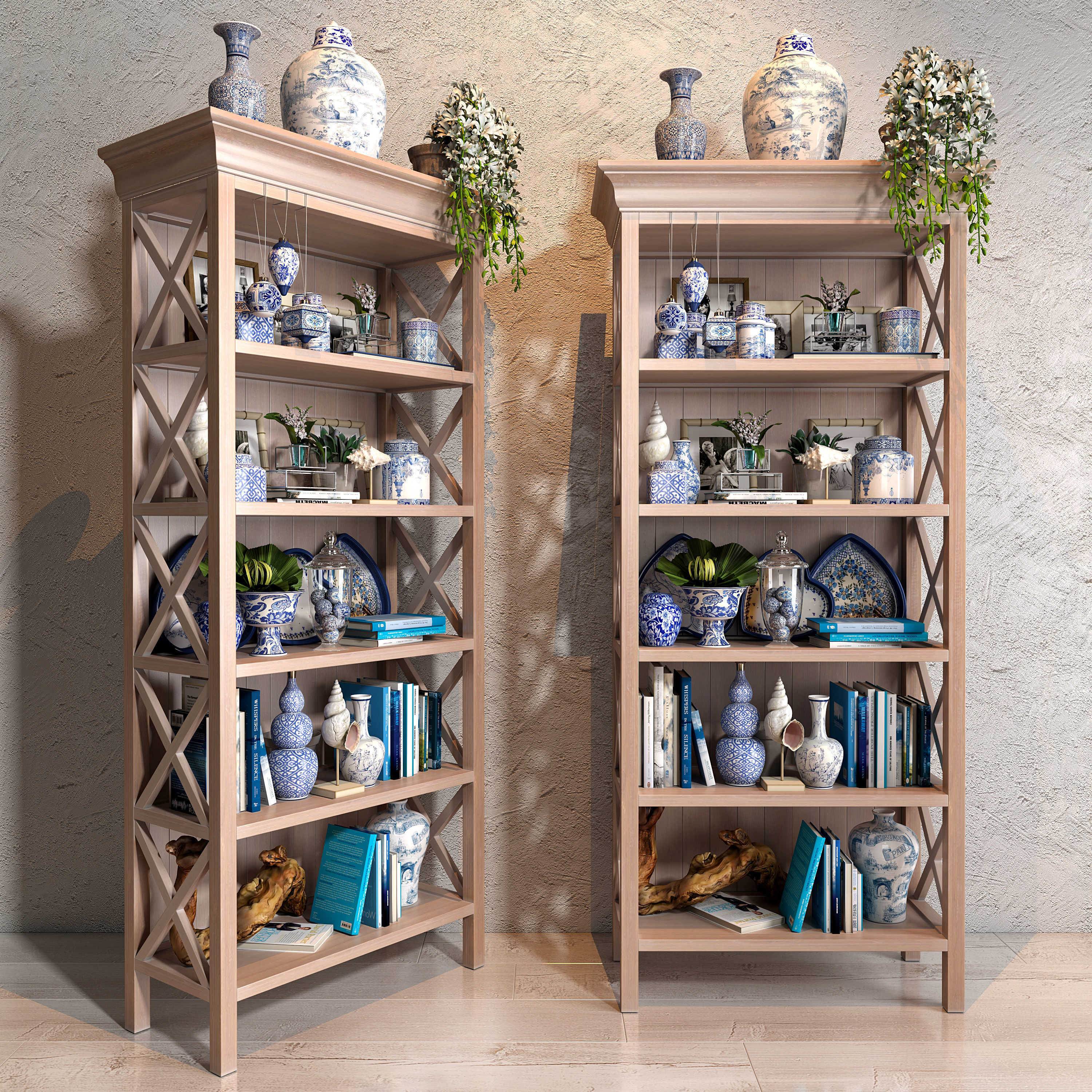 The blues Vase collections set 02 3D model_1