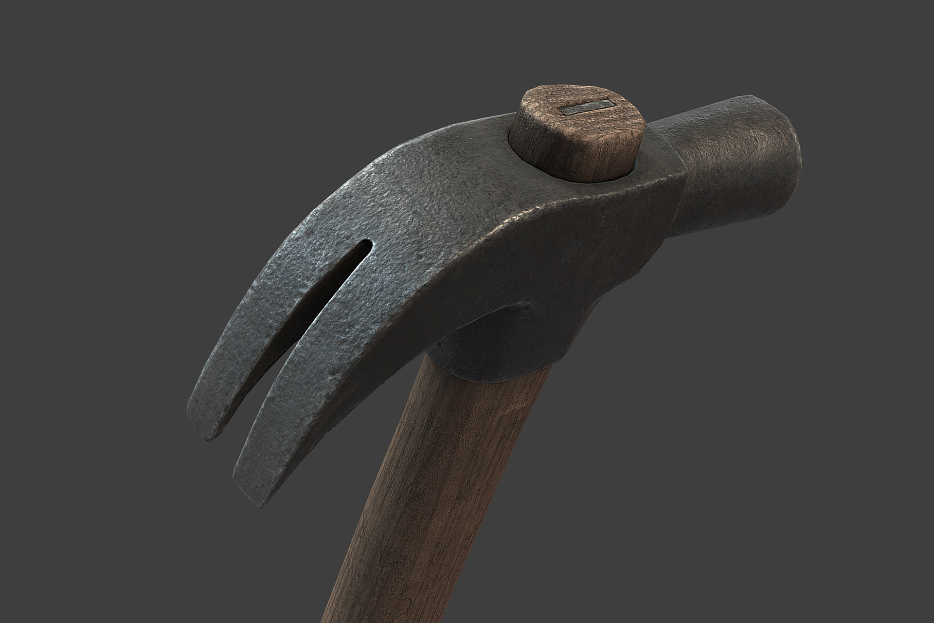 Hammer Low-poly 3D model_8