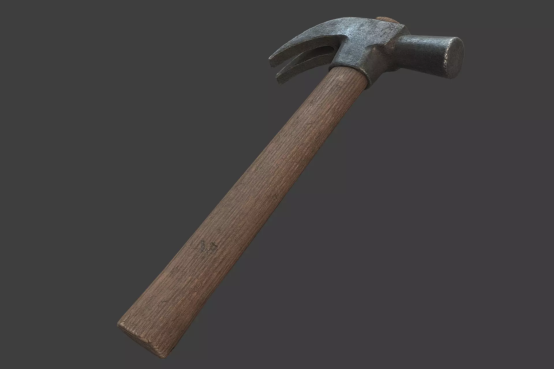 Hammer Low-poly 3D model_0