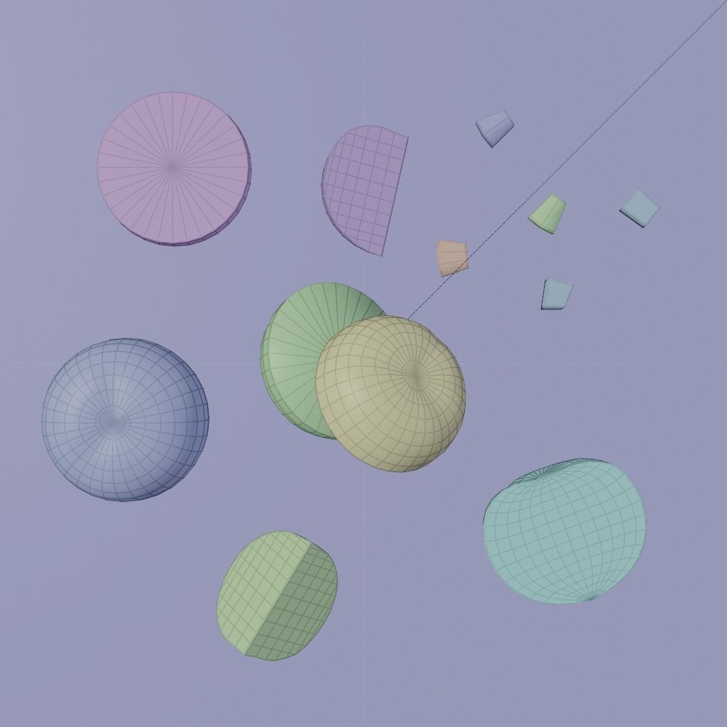 Low Poly Tomato photorealistic 3d model scene Low-poly 3D model_1