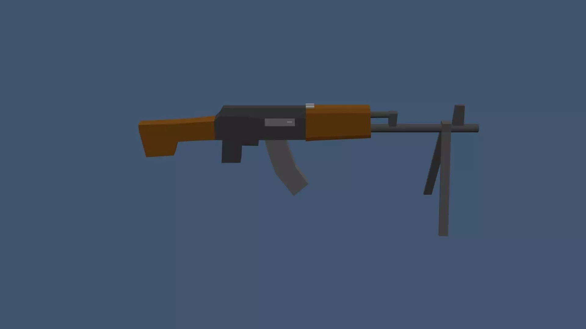 rpk74 ak rifle Low-poly 3D model