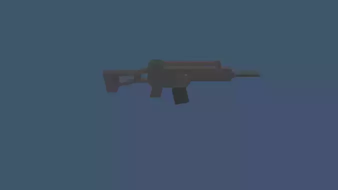 g36 Low poly gun Low-poly 3D model