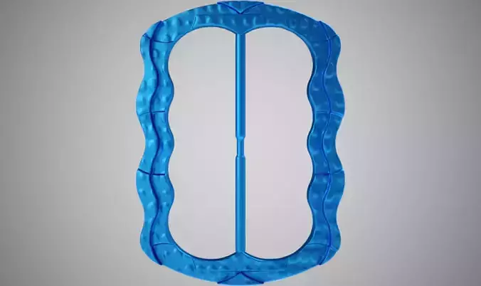 Dotted Belt Buckle 3D print model
