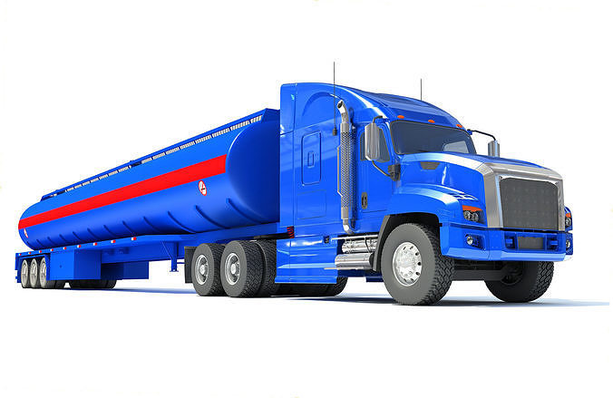 Tanker Truck 3D model
