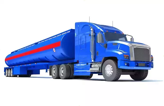 Tanker Truck 3D model