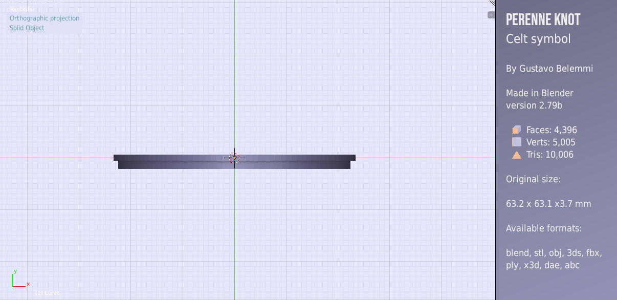 Perenne Knot Celt Symbol 3D print model_7