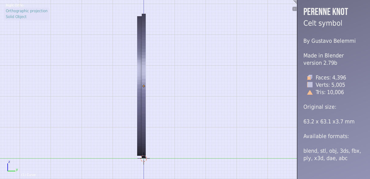 Perenne Knot Celt Symbol 3D print model_6
