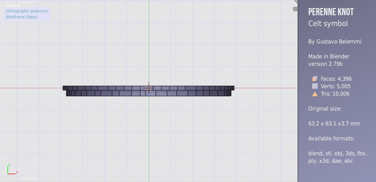 Perenne Knot Celt Symbol 3D print model_9