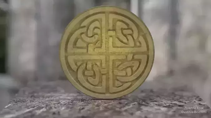 Perenne Knot Celt Symbol 3D print model