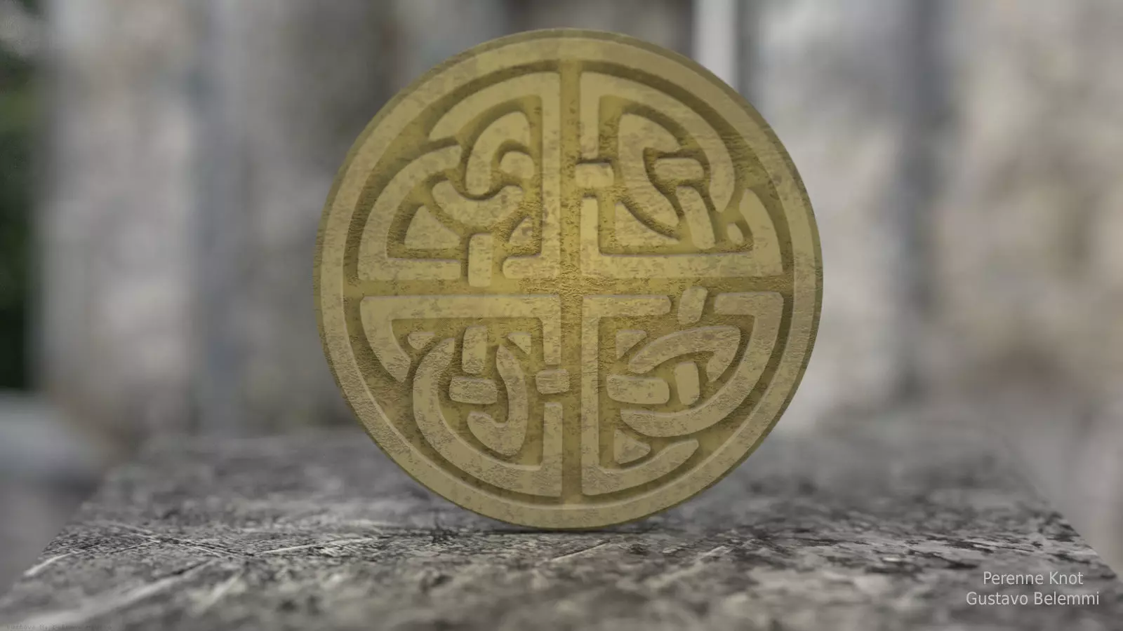 Perenne Knot Celt Symbol 3D print model_0