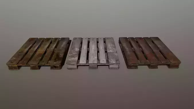 pallet three wooden pallets