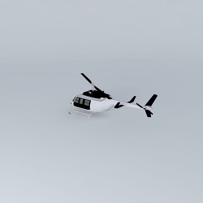 Helicopter at Viracopos Airport 3D model_1