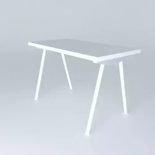 Table with bamboo legs