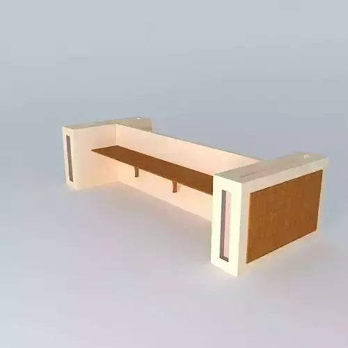 Worksation wooden bench
