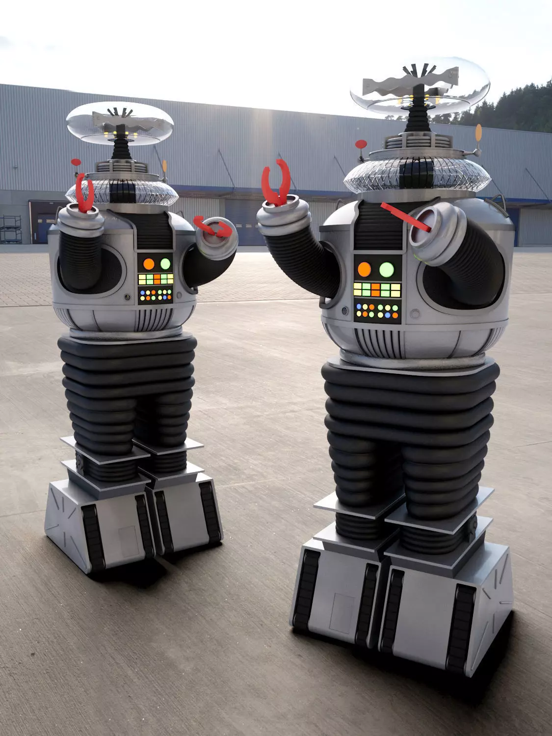 Lost in Space - B9 Robot  3D model_0