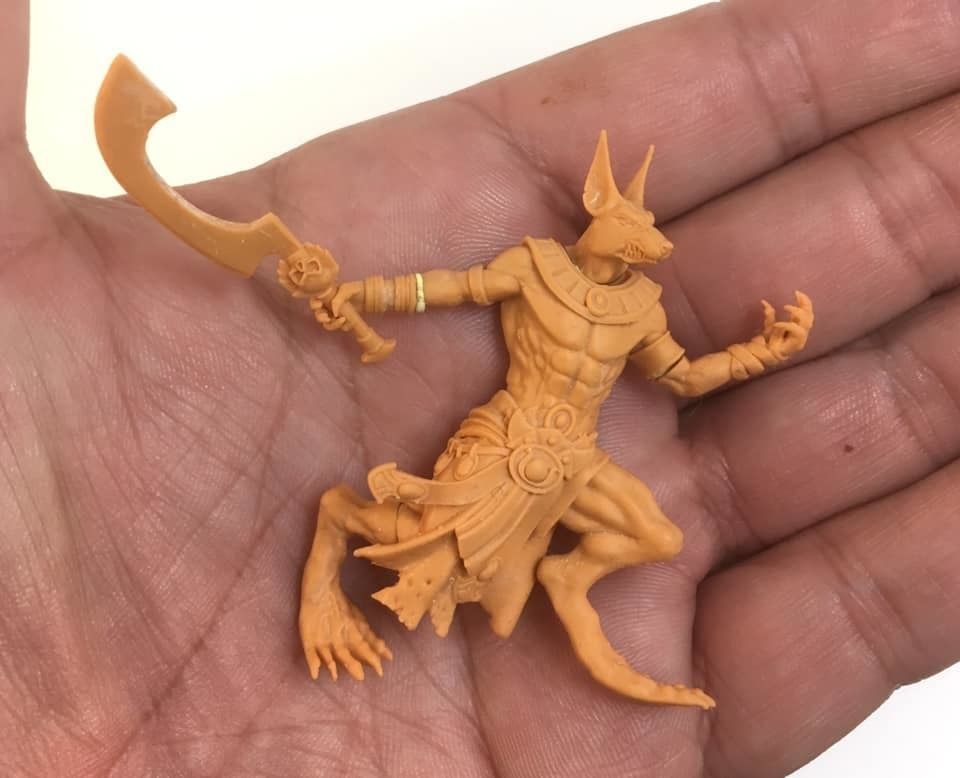 Anubis warrior 56mm - 3D print model 3D print model_5