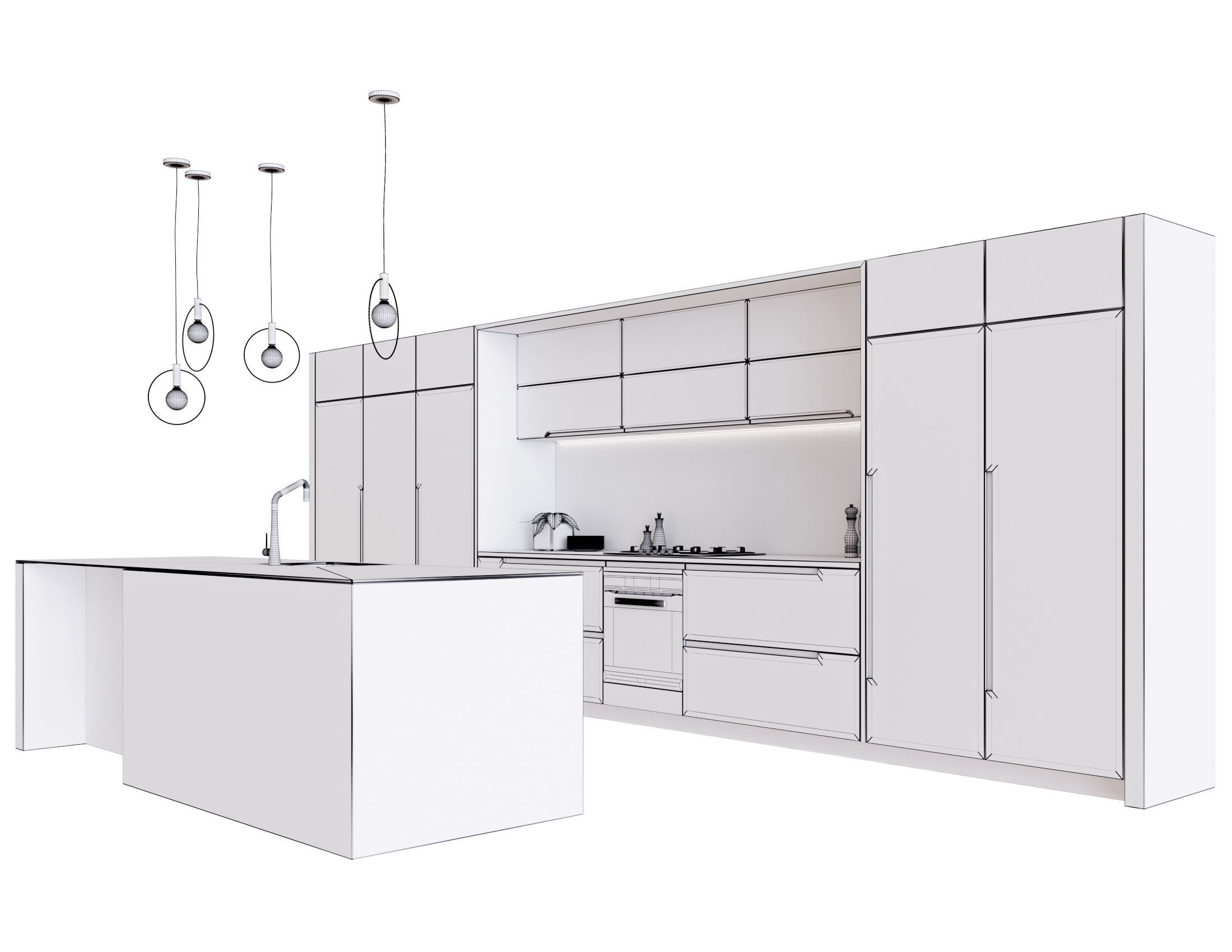 Minosa kitchen 3D model_7