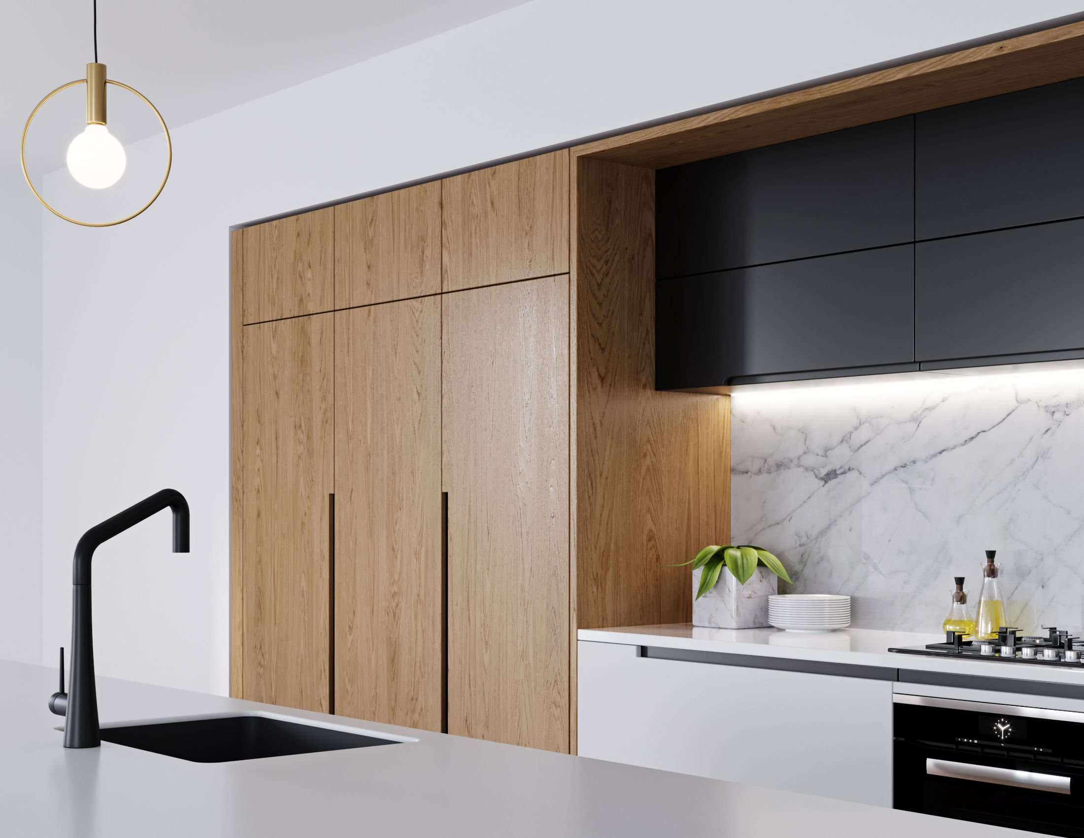 Minosa kitchen 3D model_2