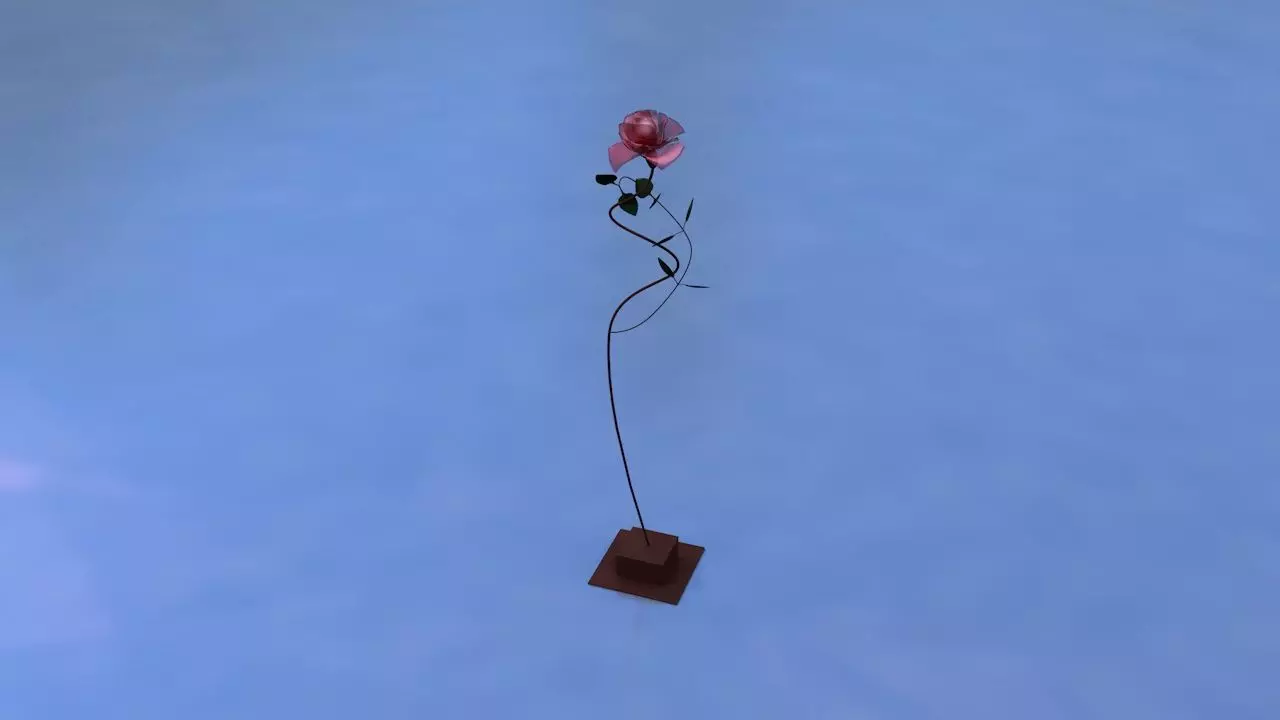 Light rose Free 3D model_0