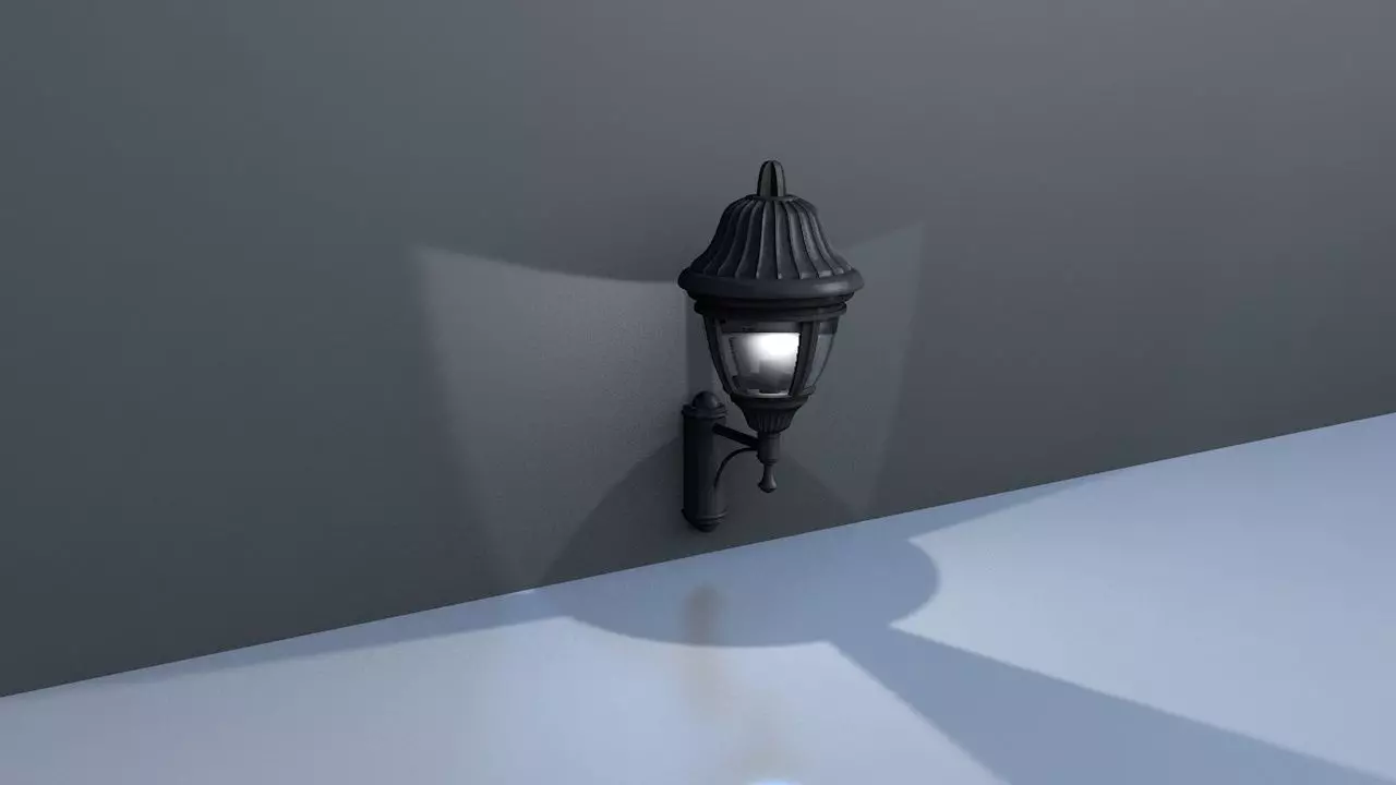 garden light Free 3D model_0