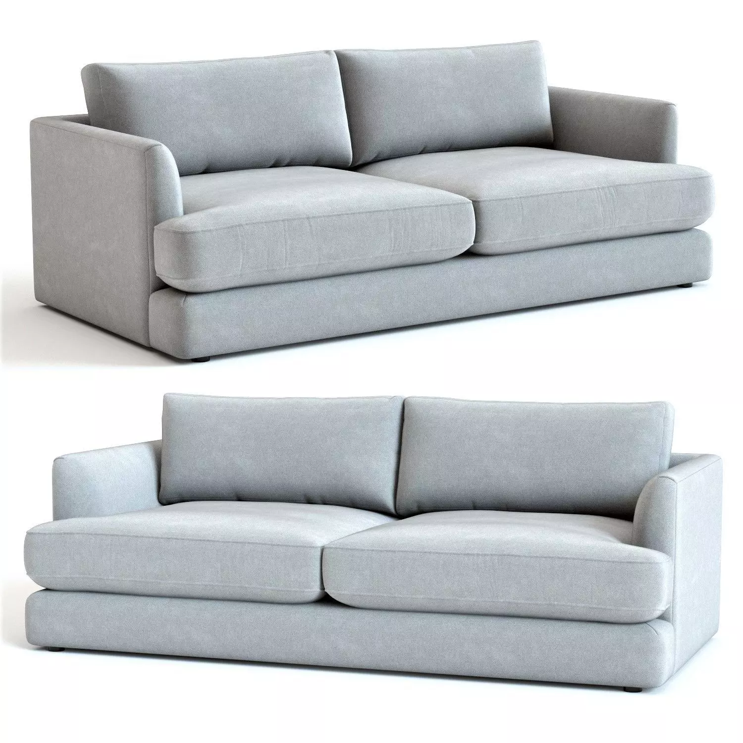 West Elm Haven Sofa 3D model_0