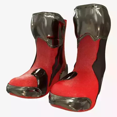 SUPERTECH R VENTED ROAD RACING BOOTS Red Black