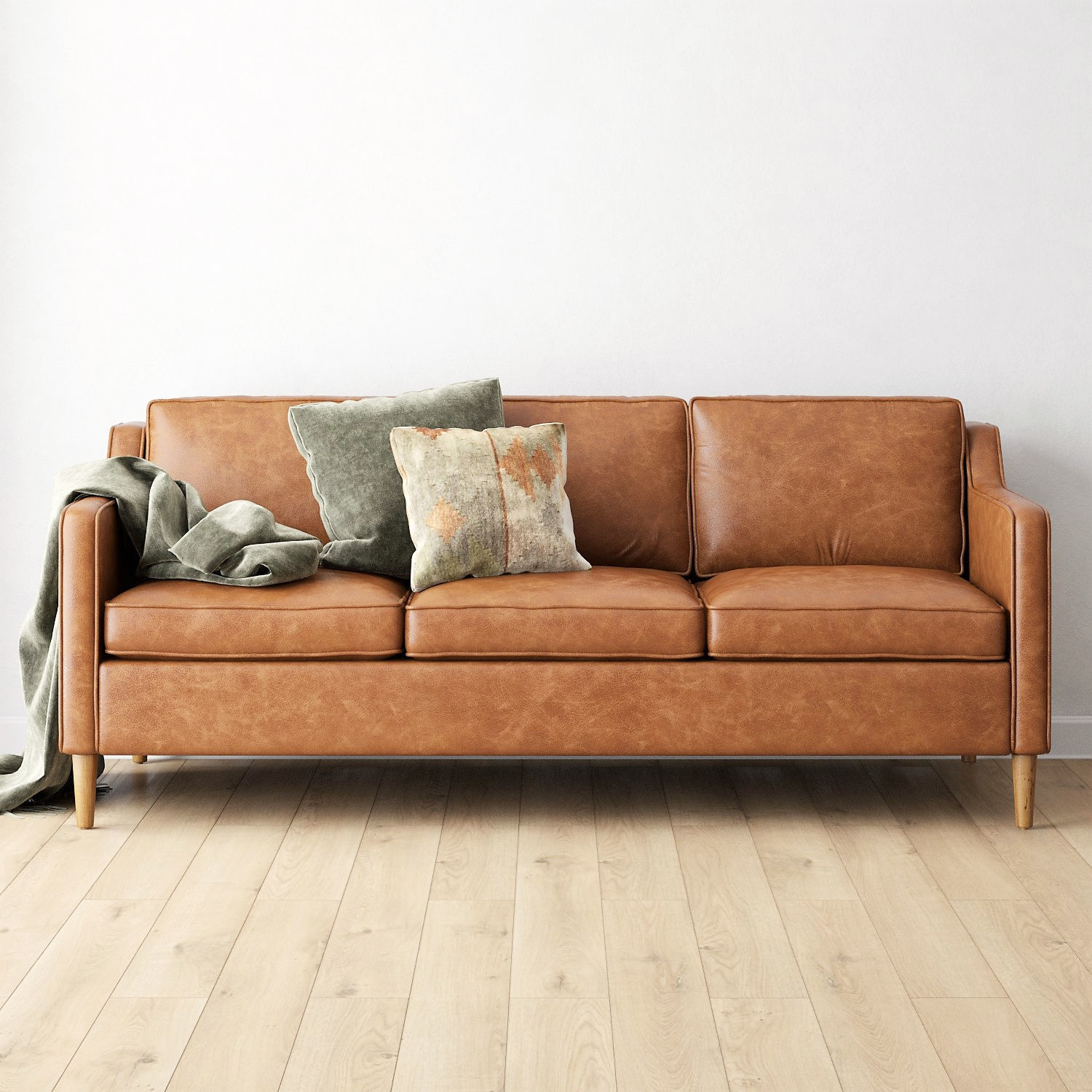 West Elm Hamilton Sofa 3D model_7