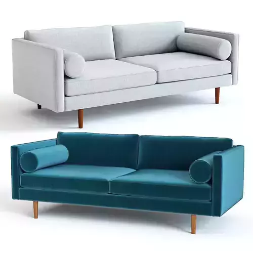 West Elm Monroe Sofa 3D model