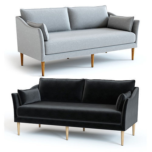 West Elm Antwerp Loveseat 3D model