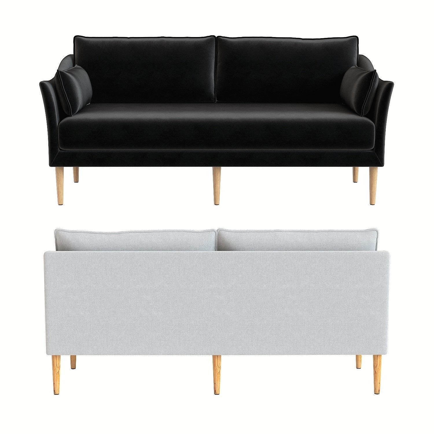 West Elm Antwerp Loveseat 3D model_5