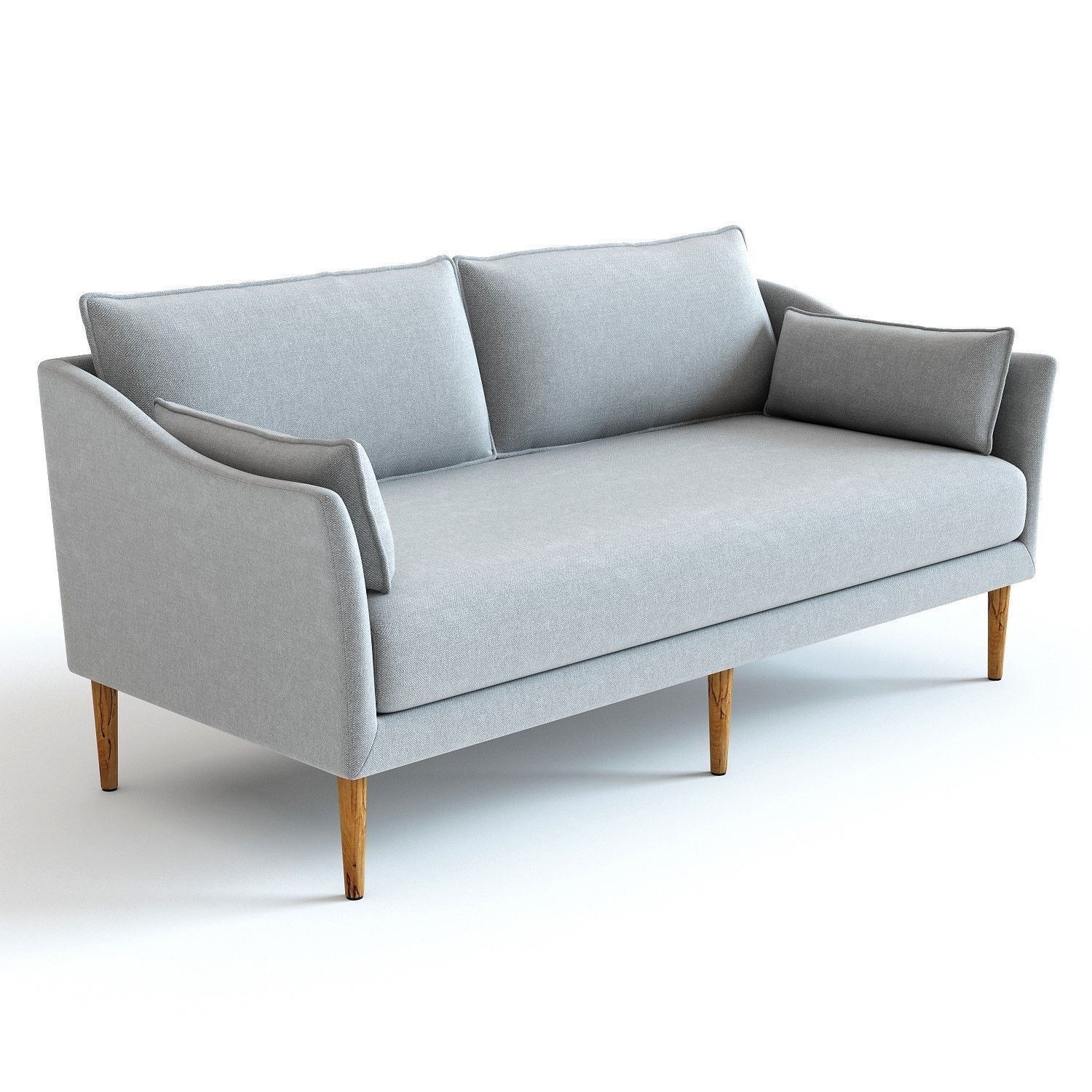 West Elm Antwerp Loveseat 3D model_3