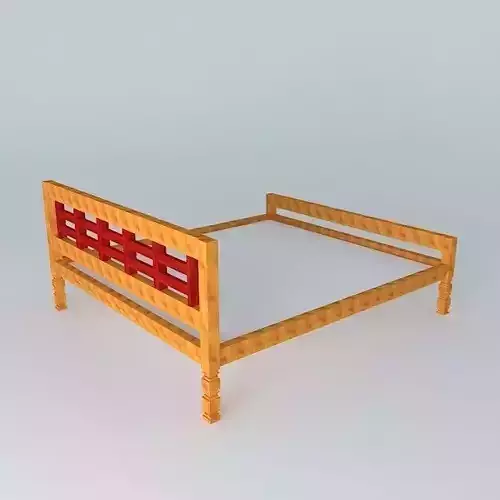 Wooden cot