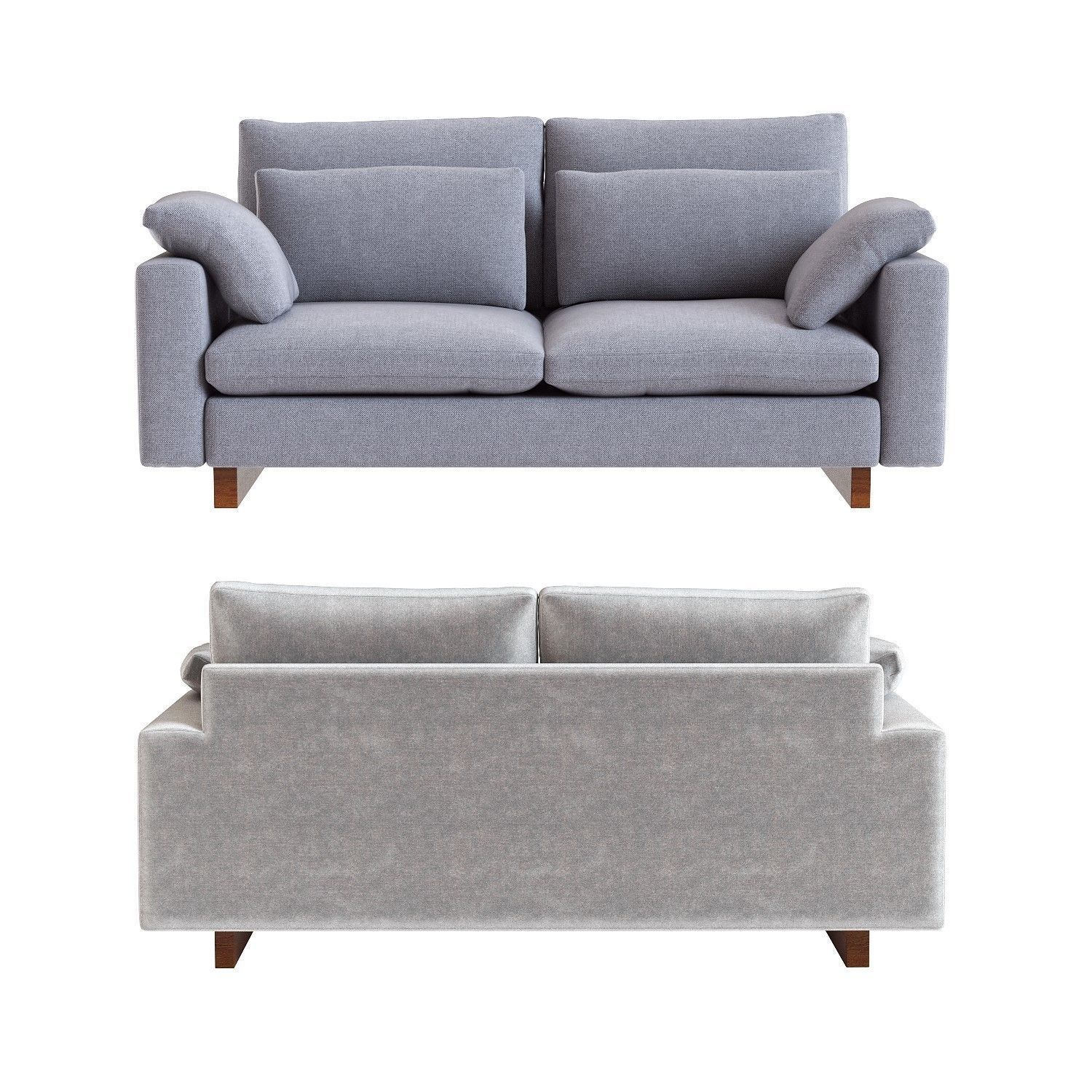 West Elm Harmony Sofa 3D model_8