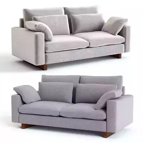 West Elm Harmony Sofa 3D model