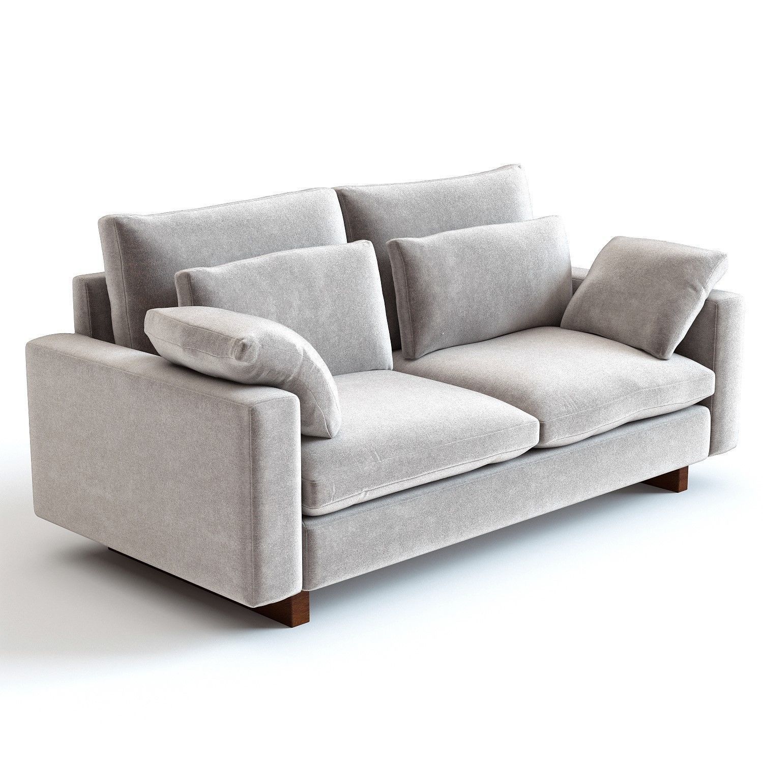 West Elm Harmony Sofa 3D model_6
