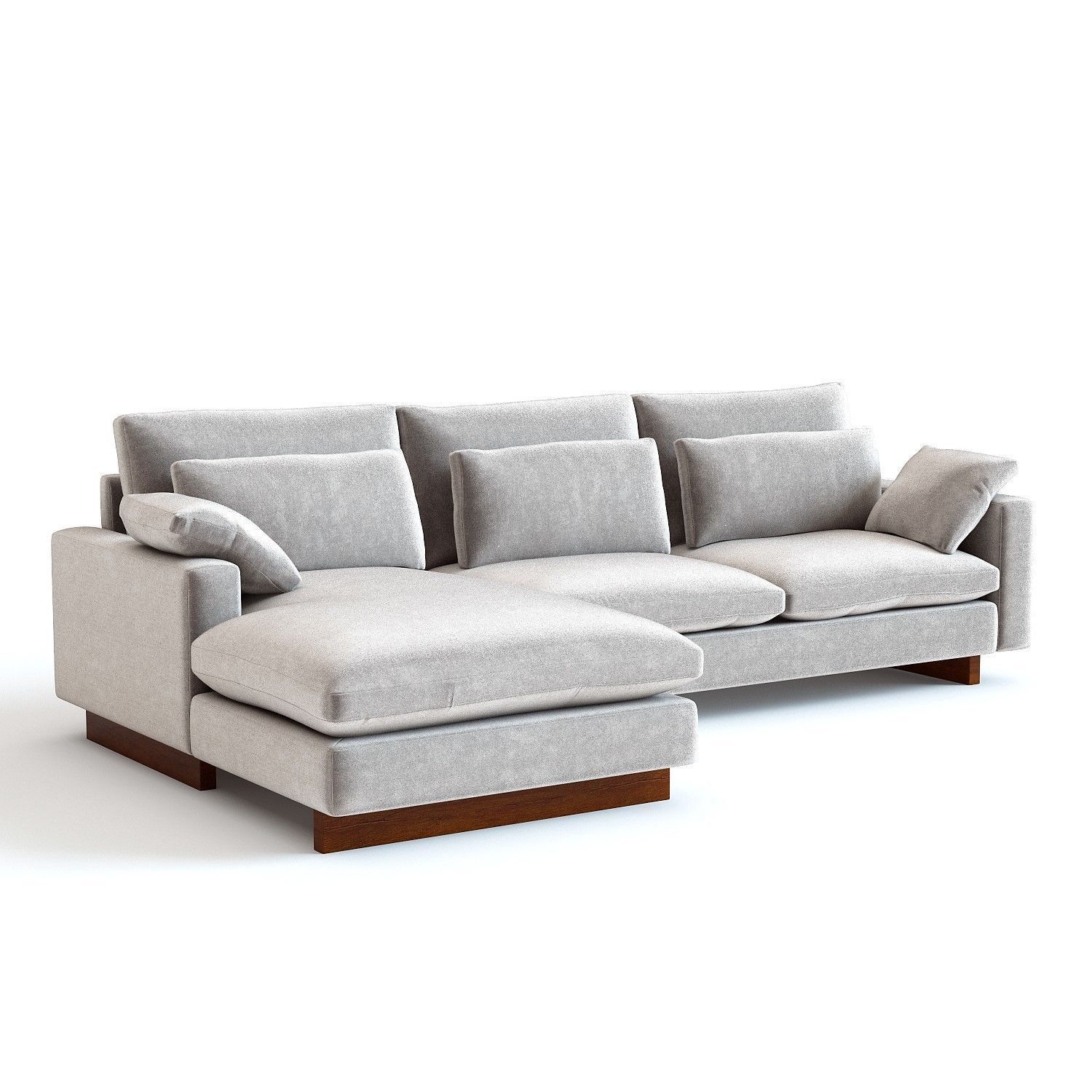 West Elm Harmony Sectional 3D model_1