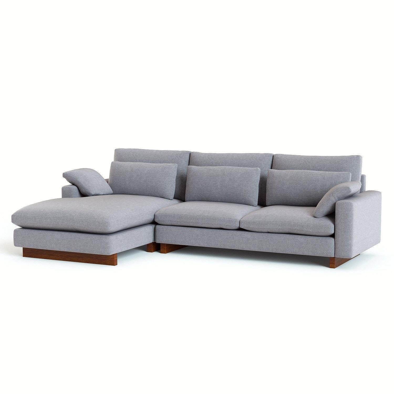 West Elm Harmony Sectional 3D model_4