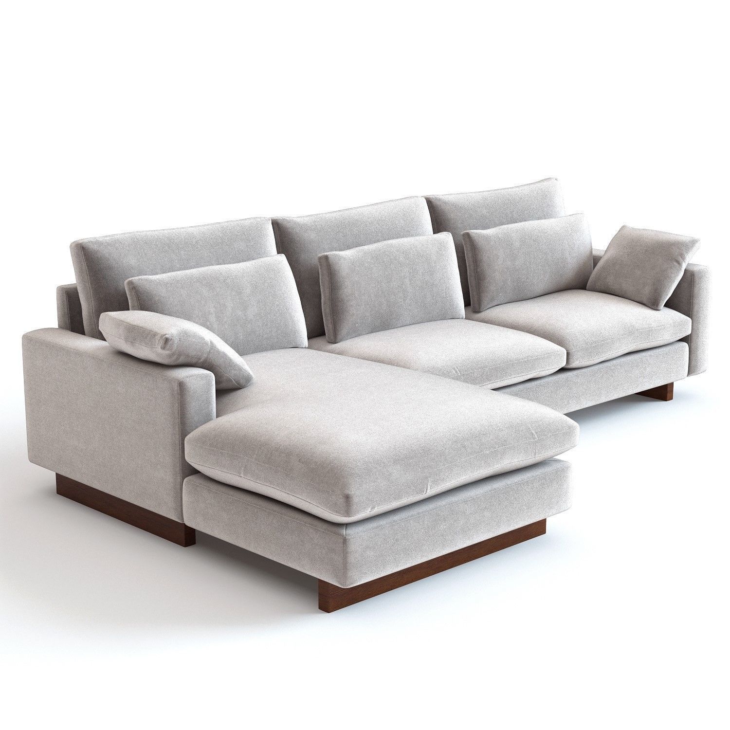West Elm Harmony Sectional 3D model_6