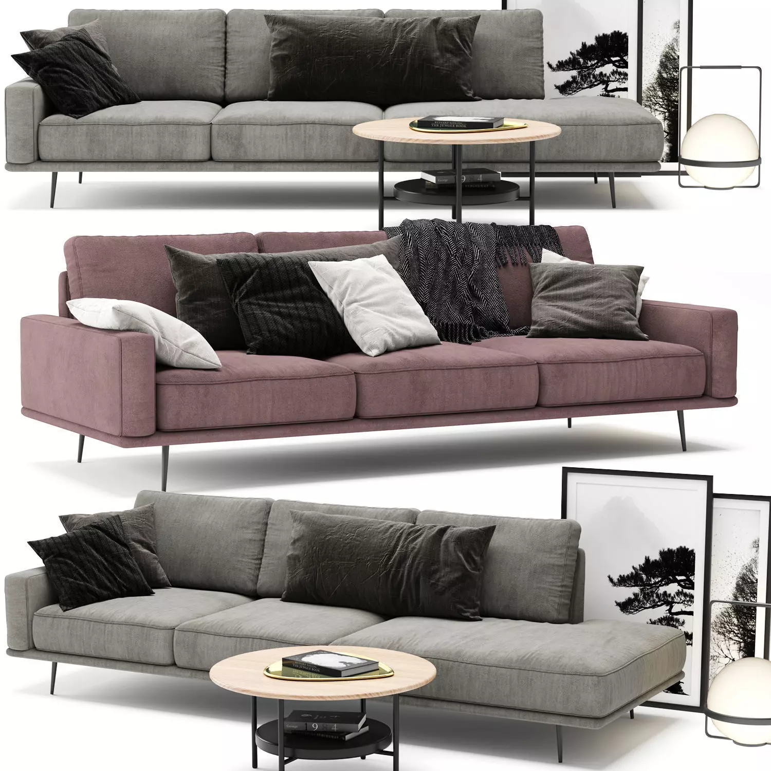 BoConcept Carlton Sofa 3D model_0
