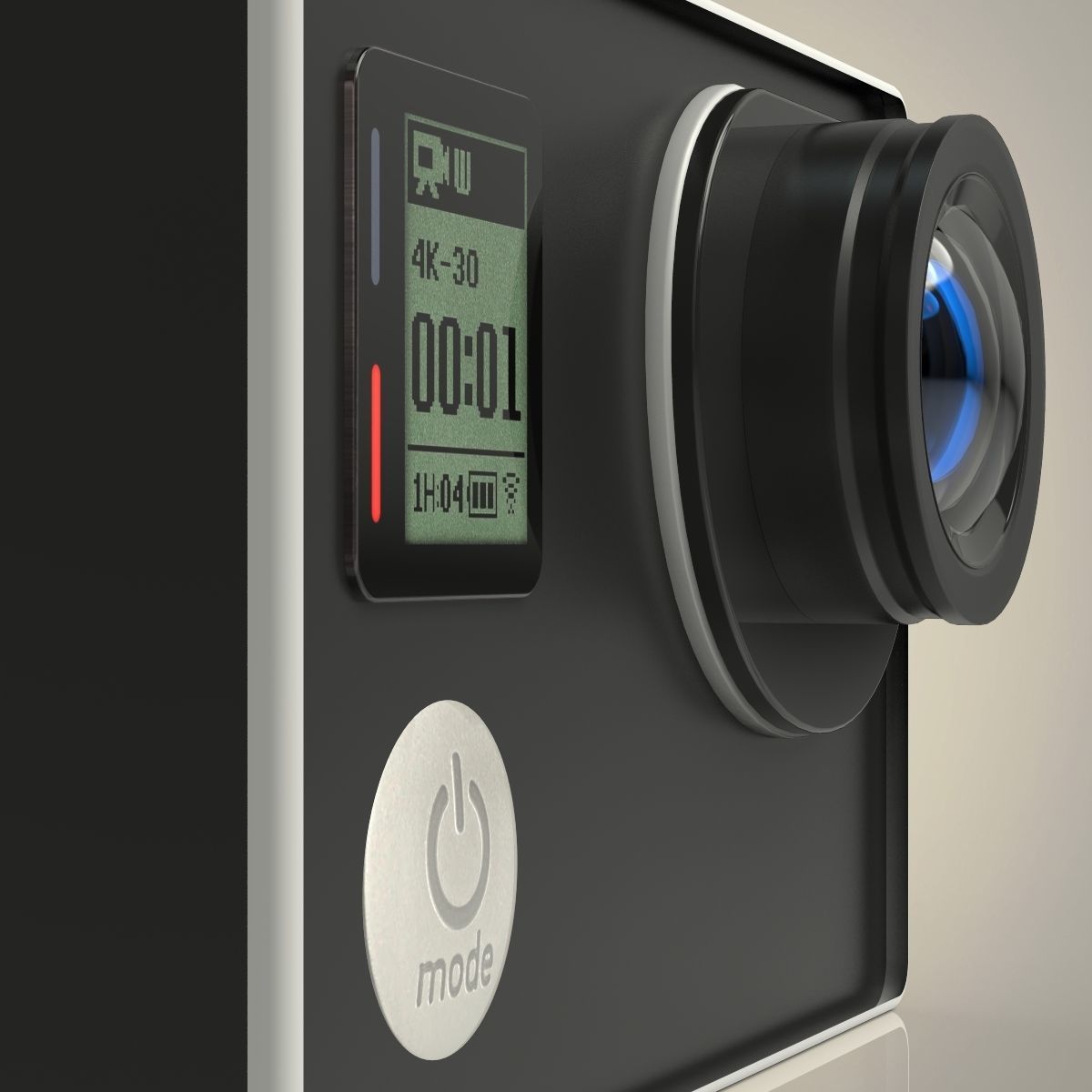 GoPro Hero 4 3D model_2