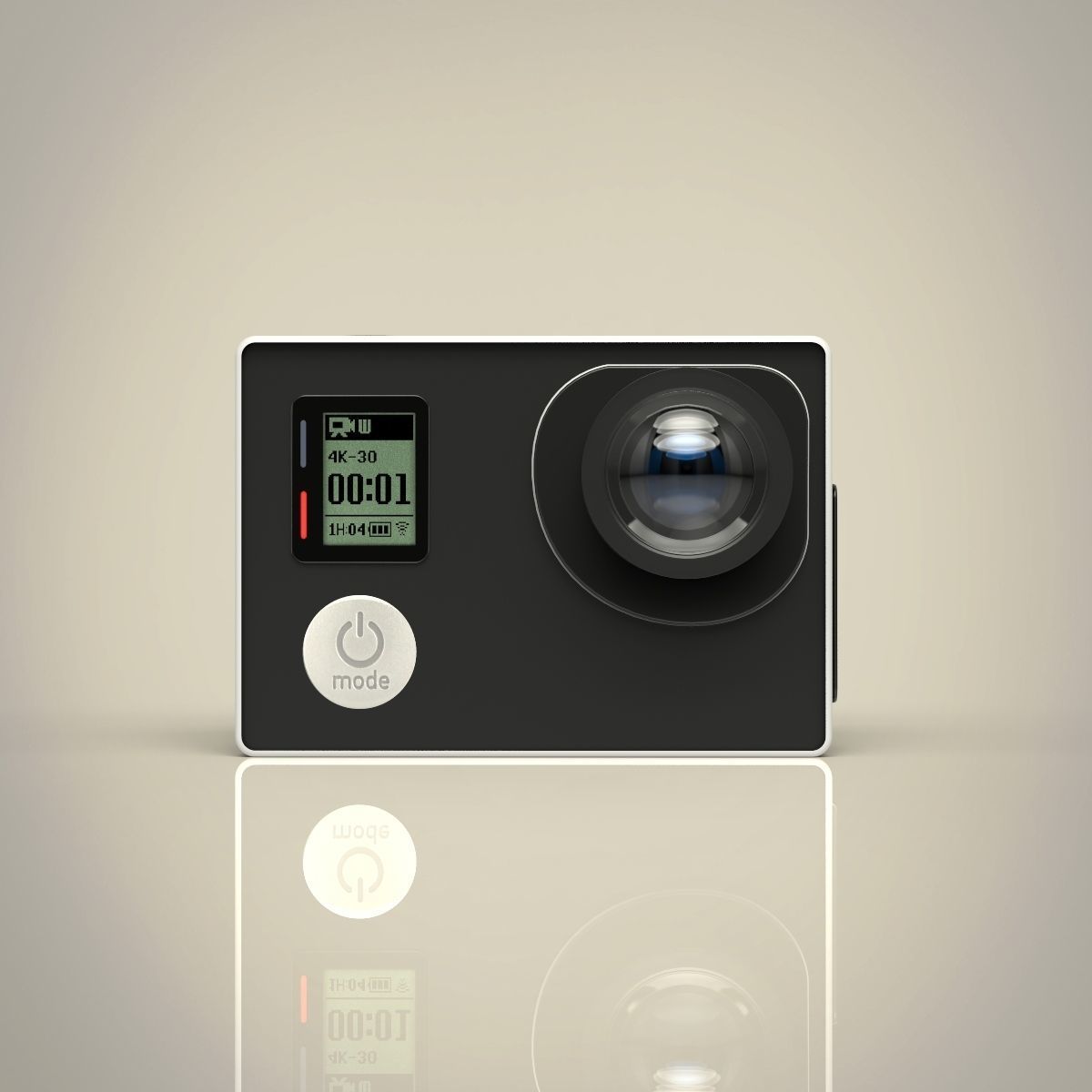 GoPro Hero 4 3D model_1