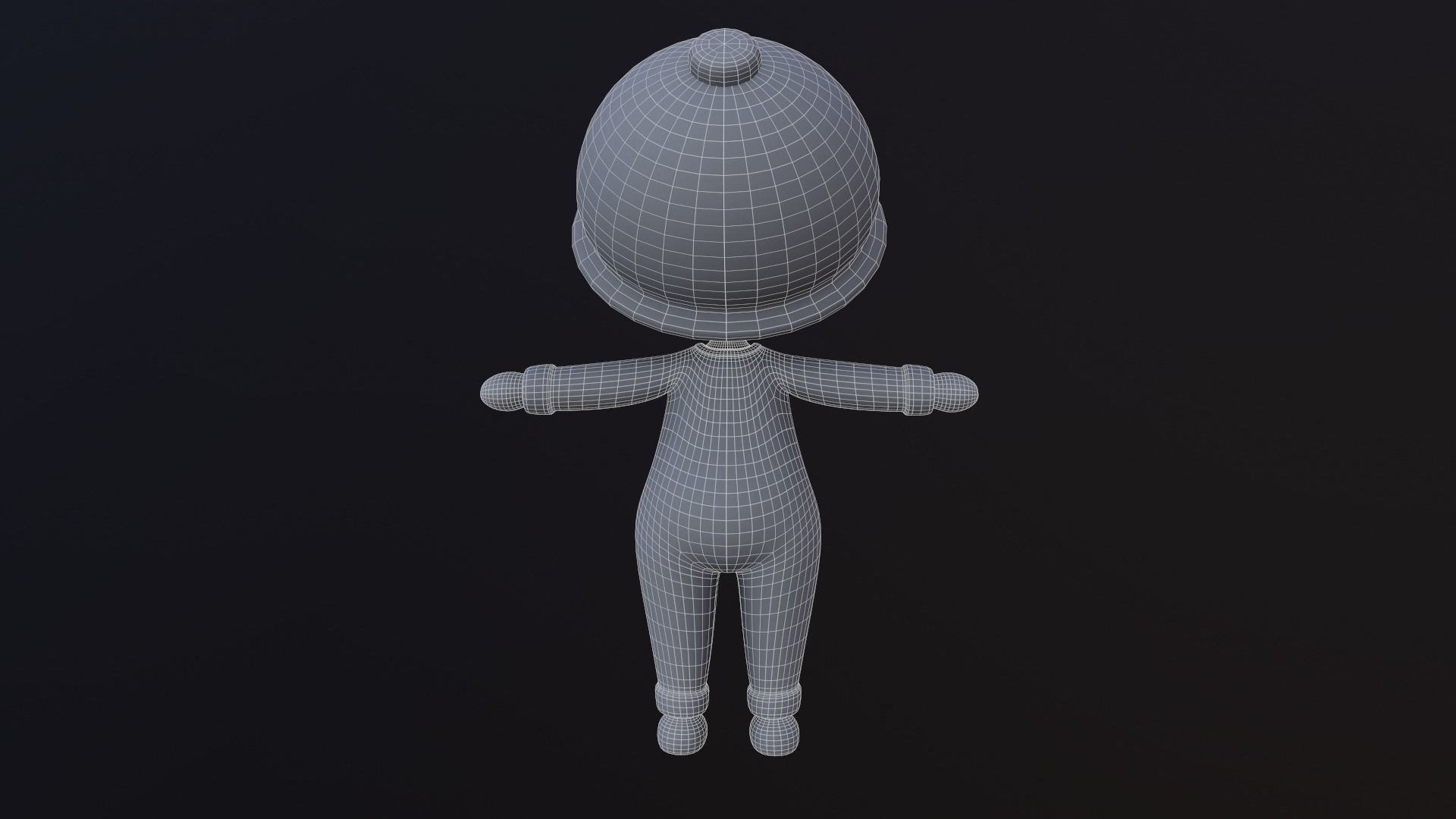 Asset - Cartoons - Toys - Doll - Rig 3D model_7
