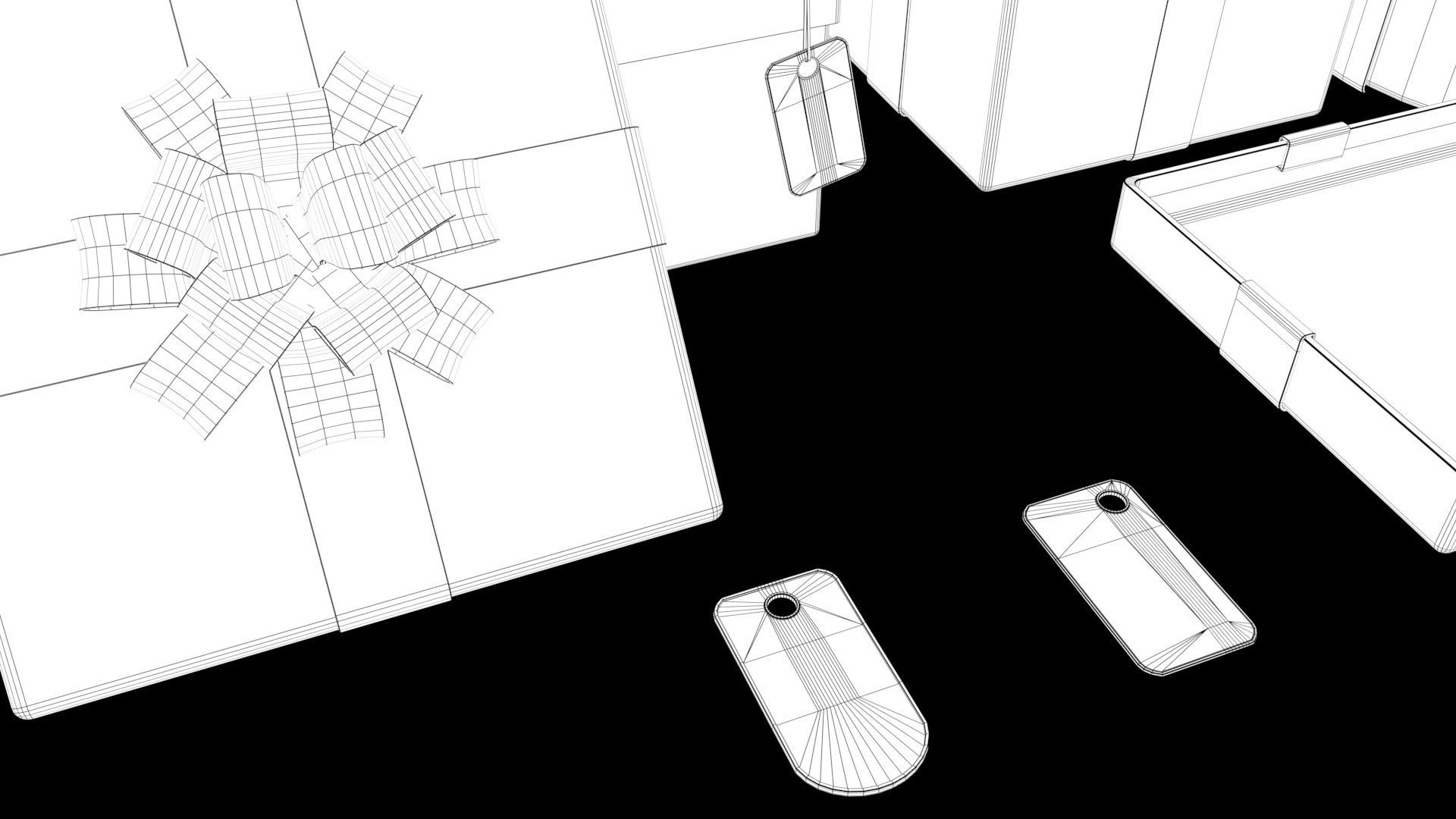 Gift Boxes vs textures 3D model_7