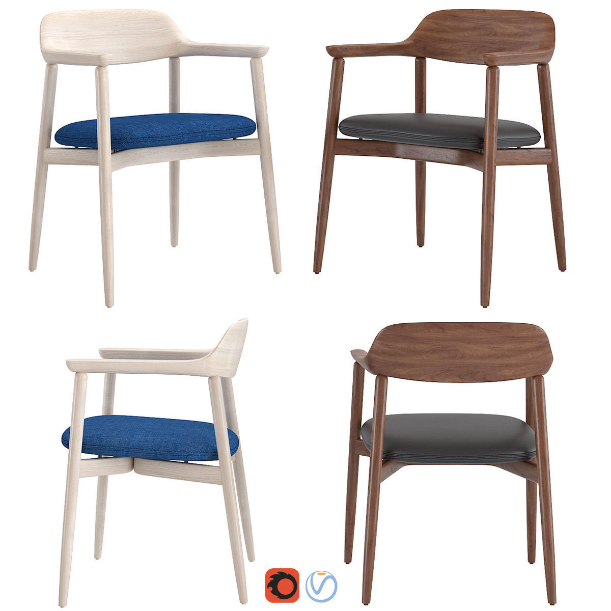 Crosshatch Chair by Herman Miller 3D model