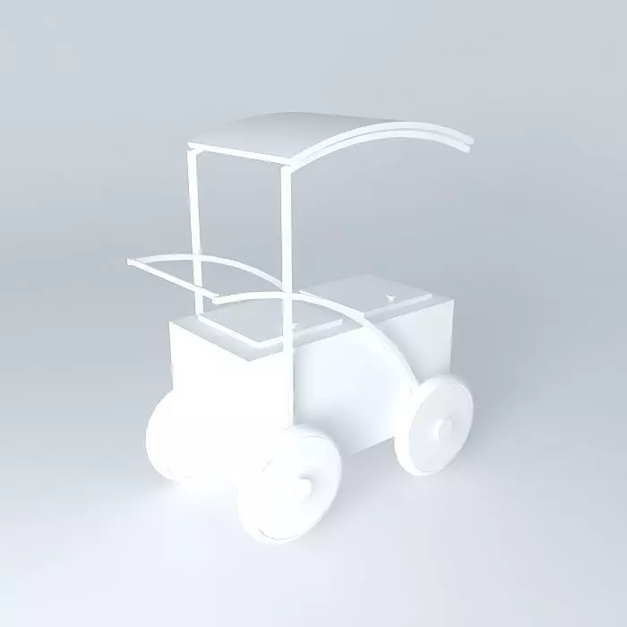 Hawker cart 3D model