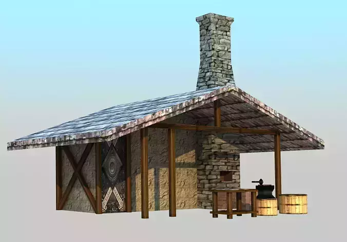 Medieval Smith - Low poly 